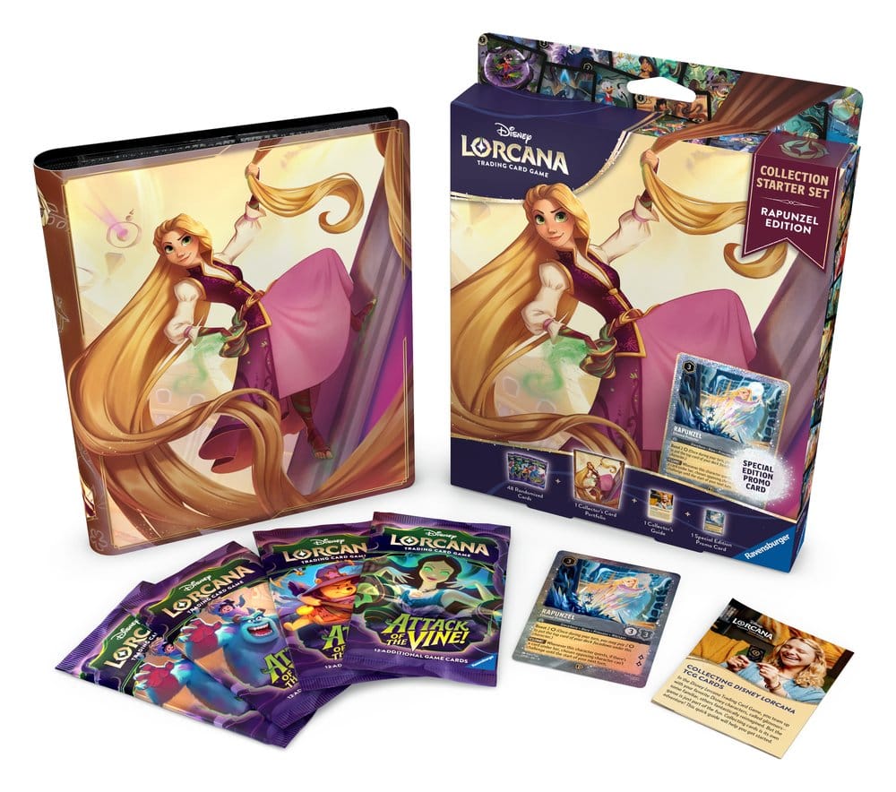 Disney Lorcana TCG Samlarstartset Rapunzel-Edition Svenska