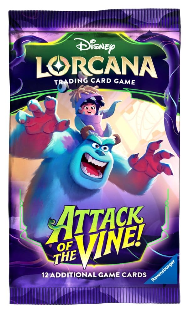 Disney Lorcana TCG Boosterset Attack of the Vine, 24 förpackningar på engelska