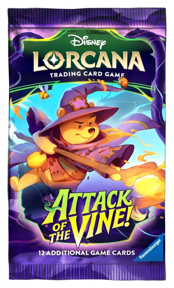 Disney Lorcana TCG Boosterset Attack of the Vine, 24 förpackningar på engelska