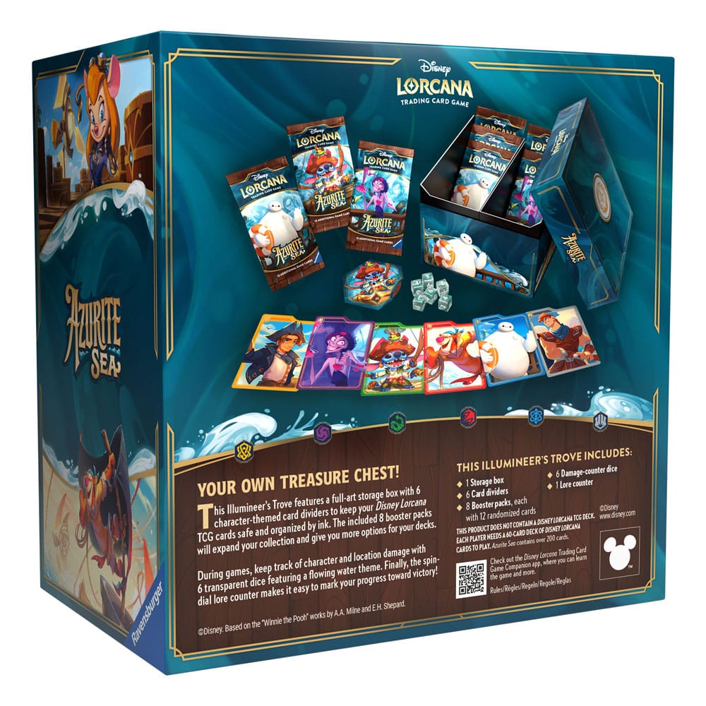 Disney Lorcana TCG Azurite Sea Illumineer's Trove - English Edition Ravensburger