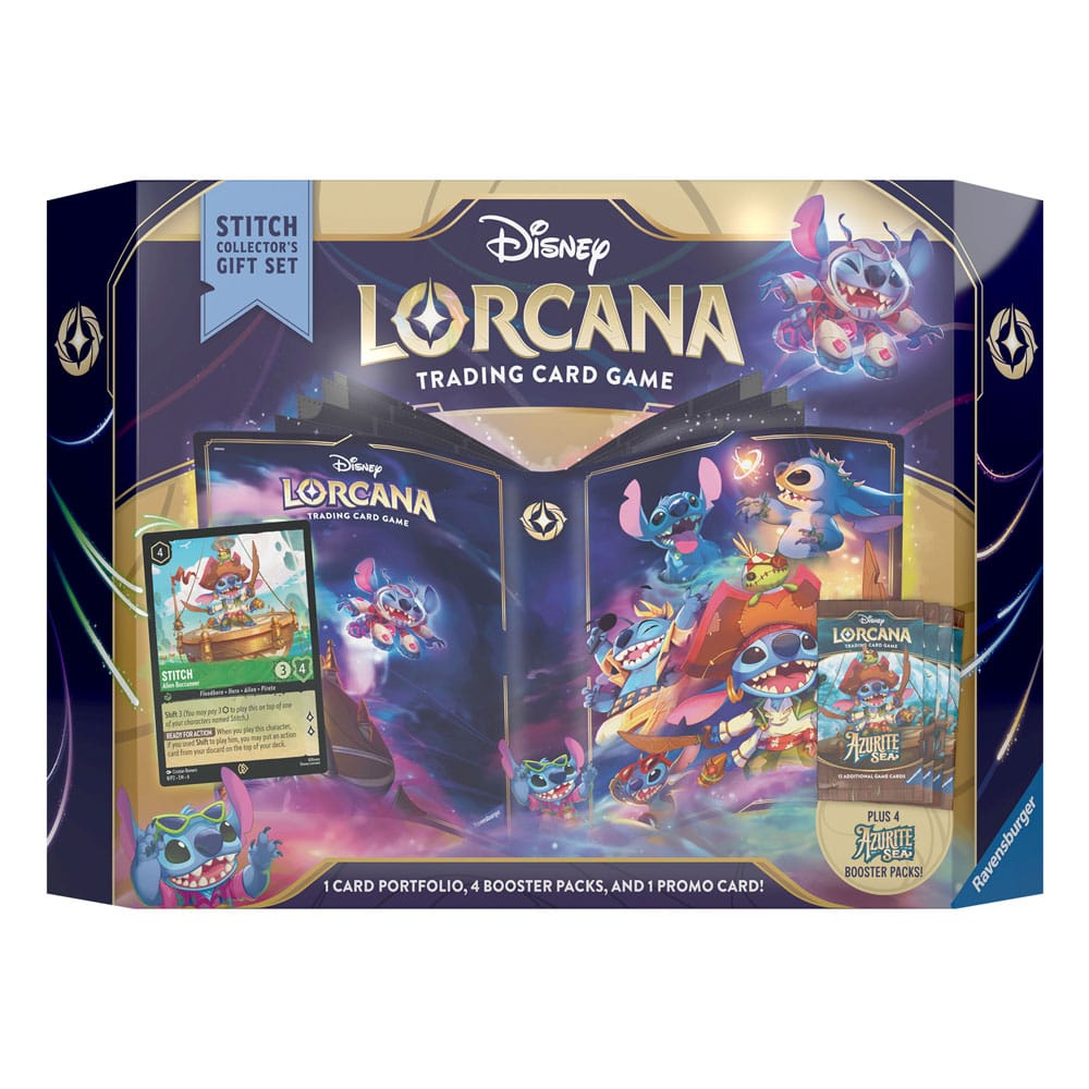 Disney Lorcana TCG Azurite Sea Gift Set Stitch - Engelska Utgåvan Ravensburger