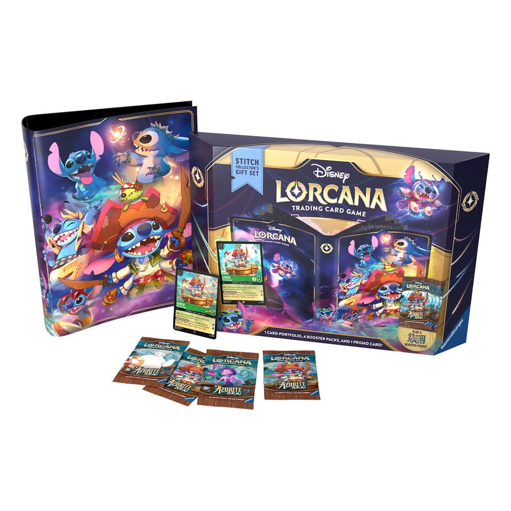 Disney Lorcana TCG Azurite Sea Gift Set Stitch - Engelska Utgåvan Ravensburger