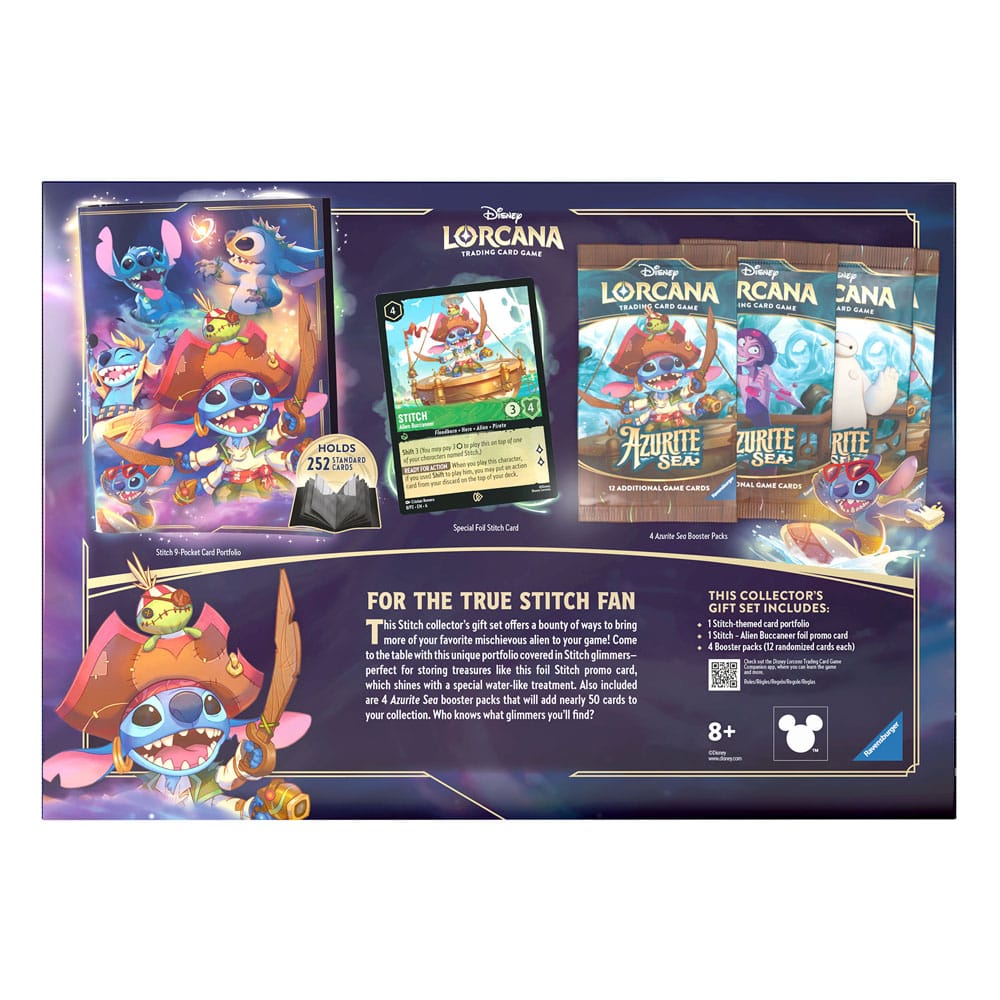 Disney Lorcana TCG Azurite Sea Gift Set Stitch - Engelska Utgåvan Ravensburger