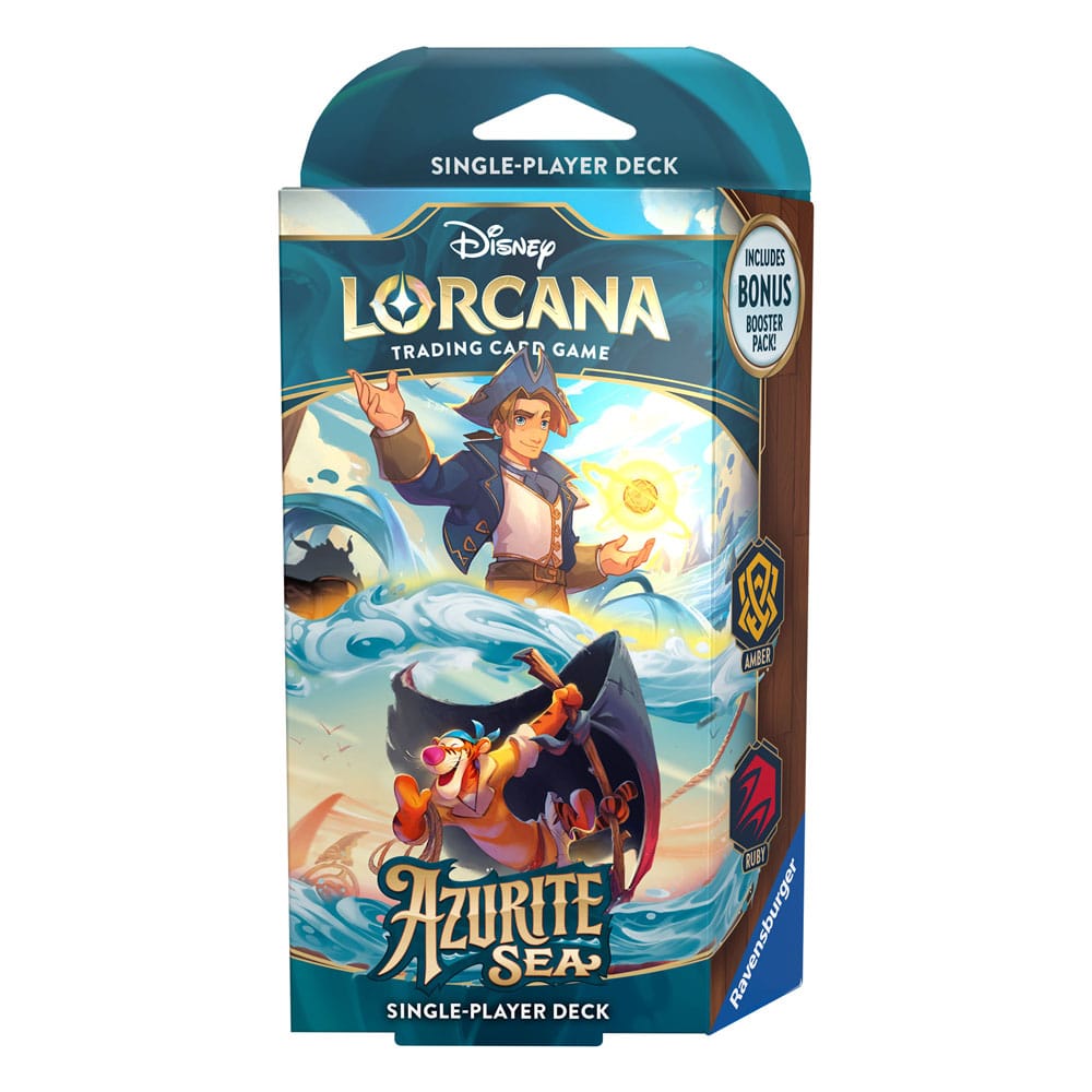 Disney Lorcana TCG Azurite Sea Starter Decks Display (8) - Engelska Ravensburger