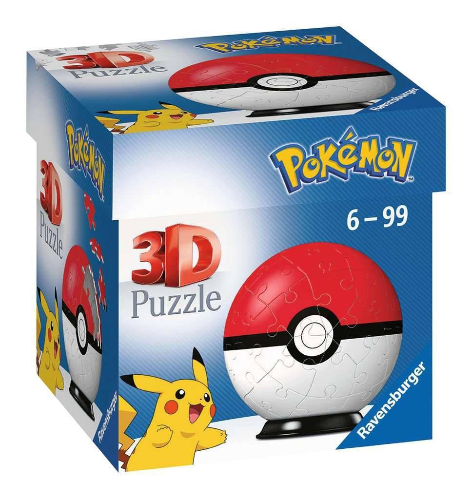 Pokemon 3D Pussel Pokéballs: Classic (55 bitar) Ravensburger