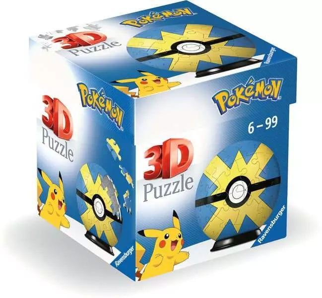 Pokémon 3D Puzzle Pokéballs: Quick Ball (55 bitar) Ravensburger