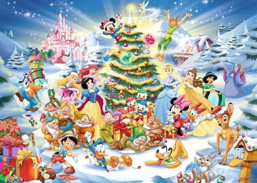 Disney Jigsaw Puzzle Disney's Christmas (1000 delar) Ravensburger