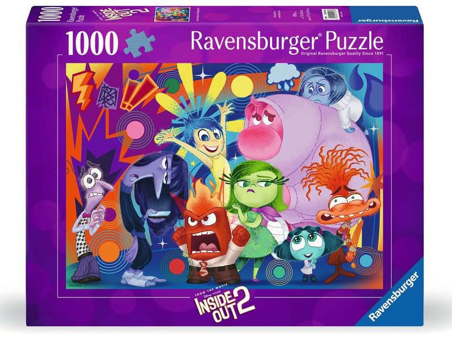 Inside Out 2 Pussel - Nya Känslor på Huvudkontoret (1000 bitar) Ravensburger