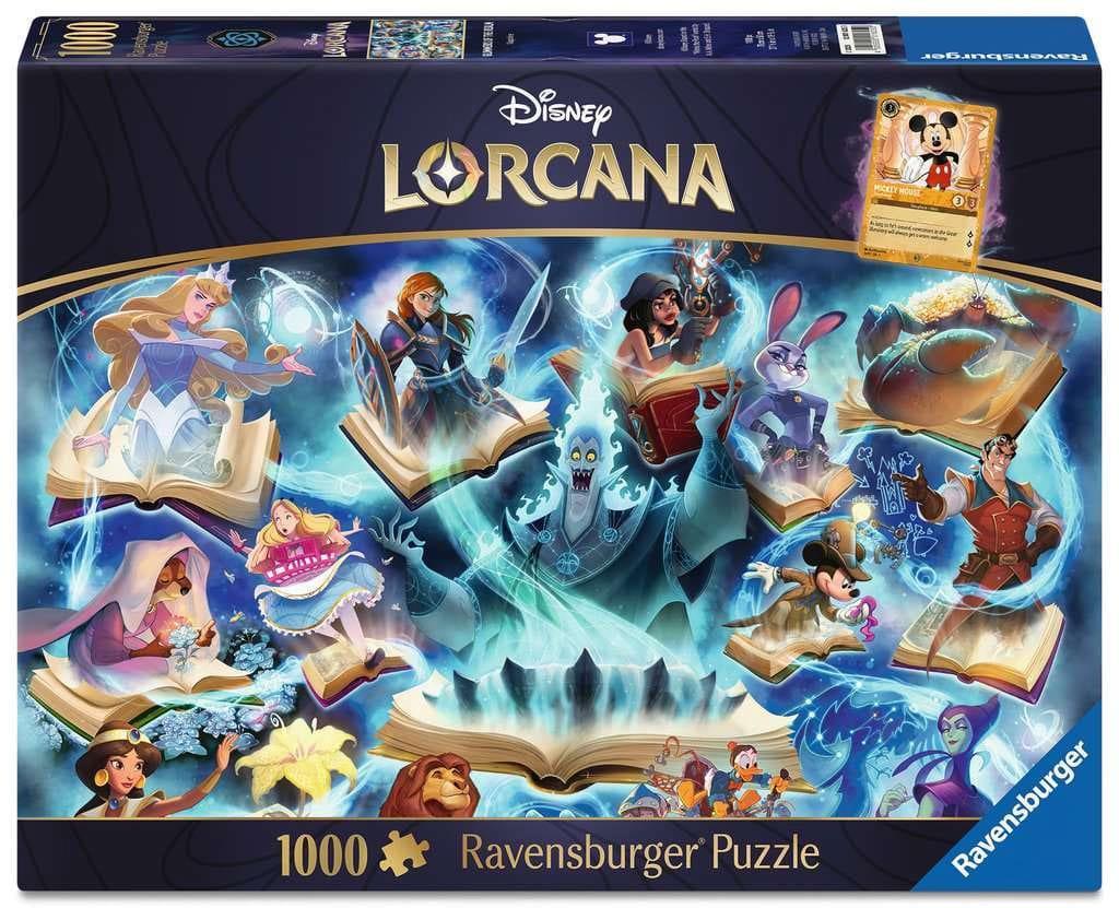Disney Lorcana Pussel Glimmers of the Realm: Sapphire (1000 bitar) Ravensburger