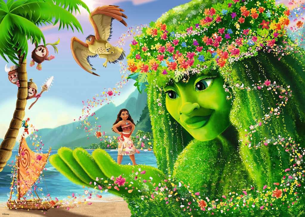 Disney Jigsaw Puzzle Vaiana (1000 bitar) Ravensburger