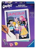 KPop Demon Hunters CreArt Målarset med Siffror Huntrix