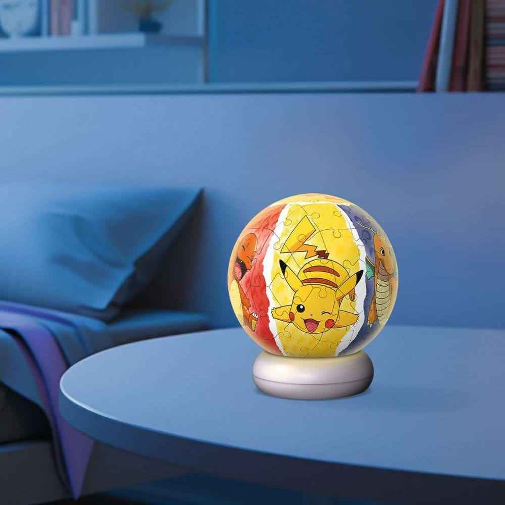 Pokémon 3D Pusselboll Nattlampa (73 Bitar)