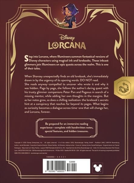Disney Lorcana TCG Quest of Wonders – En Illumineers Lorebok *Engelsk version*