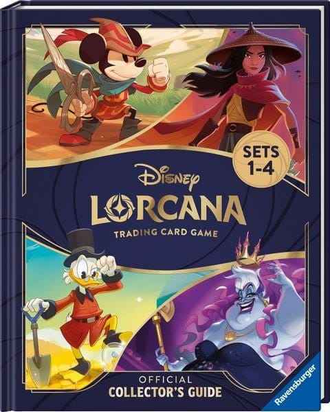 Disney Lorcana TCG Bok Den Officiella Samlarguiden: Set 1-4 *Engelsk Version*