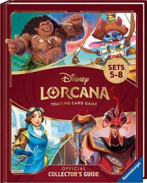 Disney Lorcana TCG Bok Den Officiella Samlarguiden: Set 5-8 *Engelsk Version*