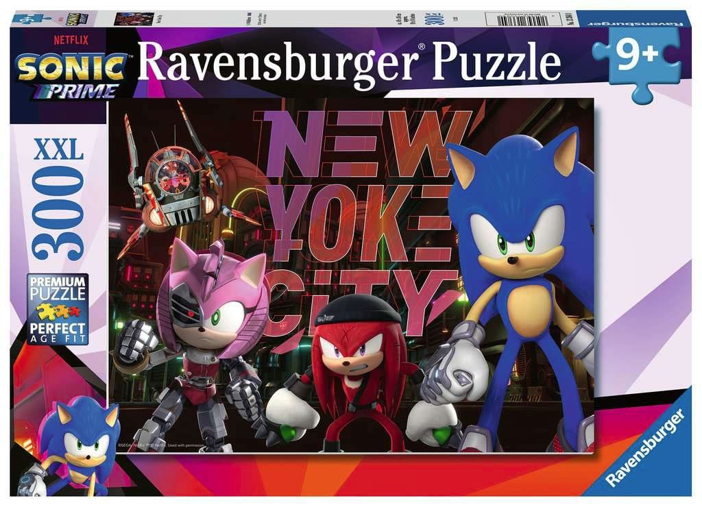 Sonic Prime Barnens Jigsaw Puzzle XXL New York City (300 bitar) Ravensburger