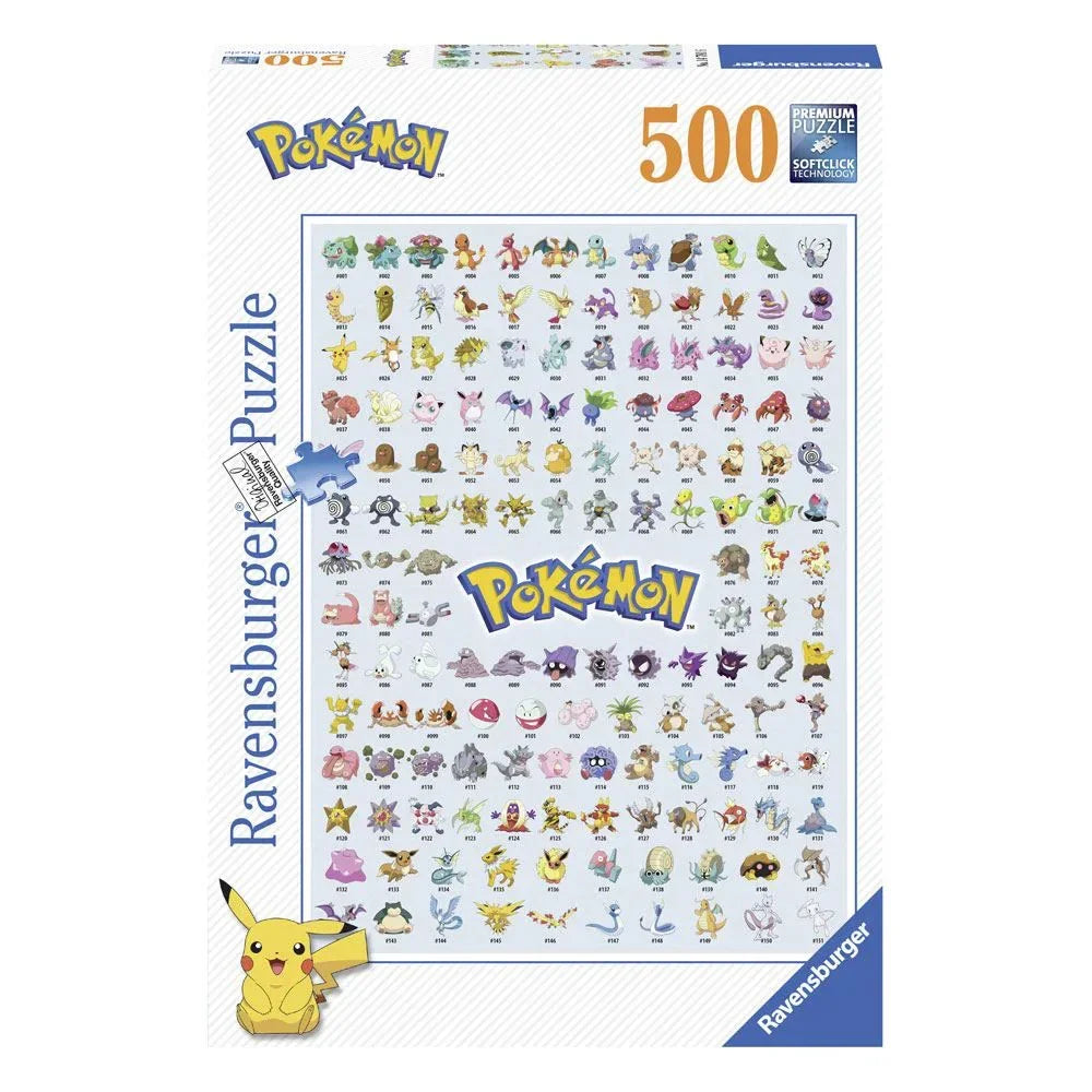 Pokémon Pussel med 500 Bitar Ravensburger