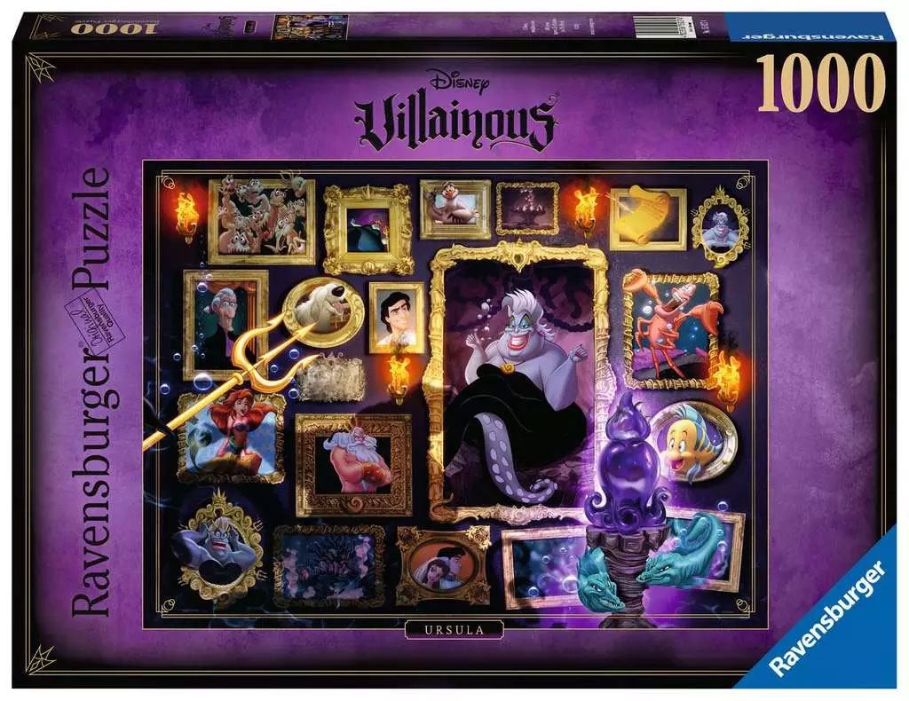 Disney Villainous Jigsaw Puzzle Ursula (1000 bitar) Ravensburger