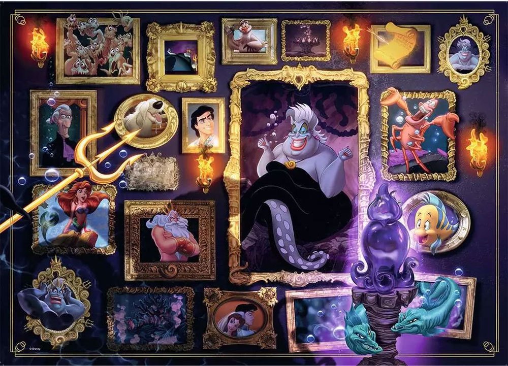 Disney Villainous Jigsaw Puzzle Ursula (1000 bitar) Ravensburger