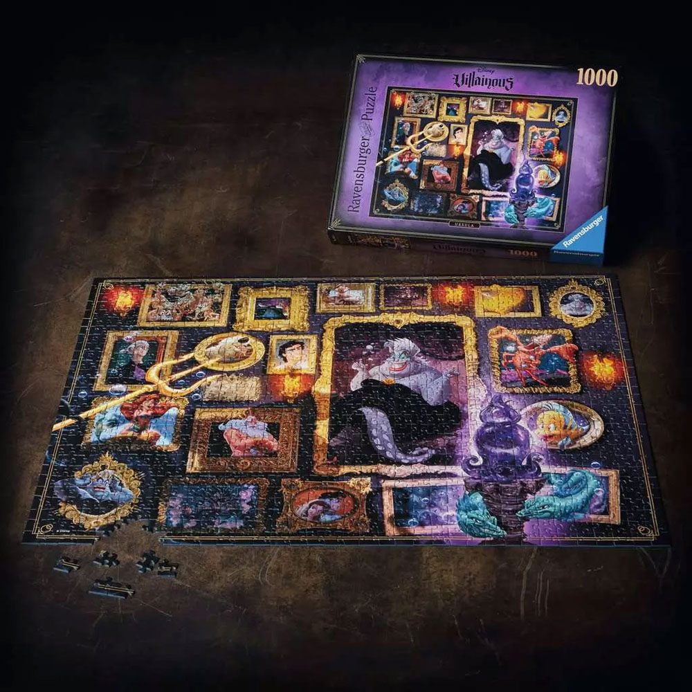 Disney Villainous Jigsaw Puzzle Ursula (1000 bitar) Ravensburger