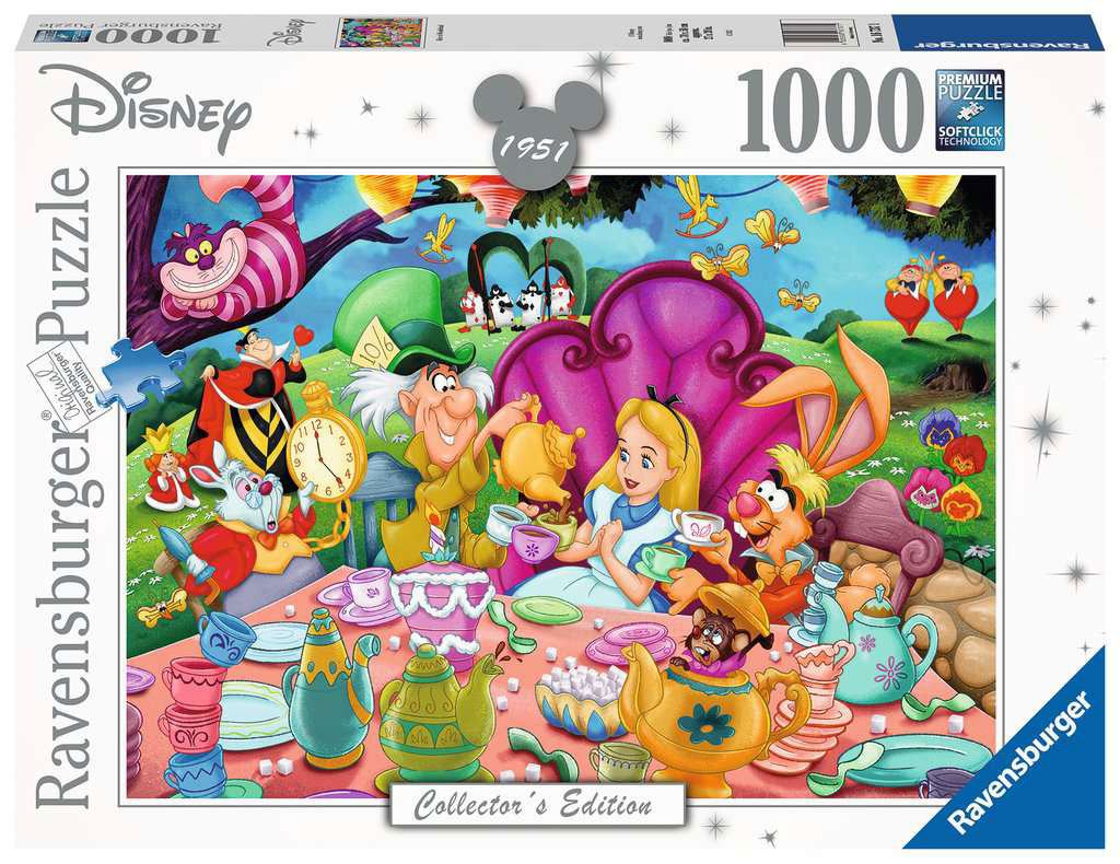Disney Samlarutgåva Pussel Alice i Underlandet (1000 bitar) Ravensburger