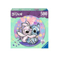 Lilo & Stitch Rund Jigsaw Pussel Stitch (500 bitar) Ravensburger