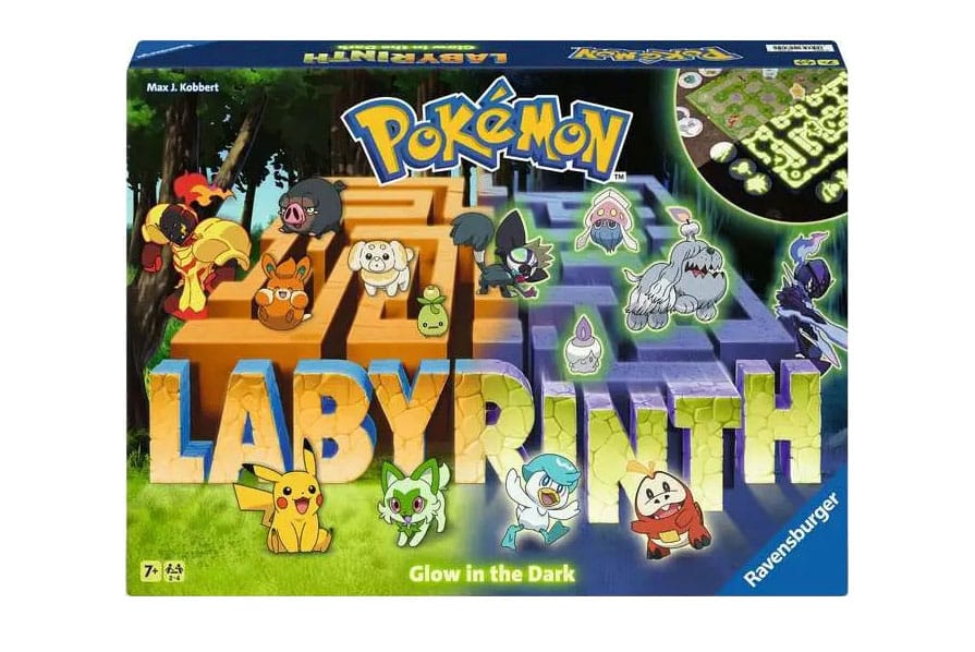 Pokémon Labyrinth Brädspel som Lyser i Mörkret Ravensburger