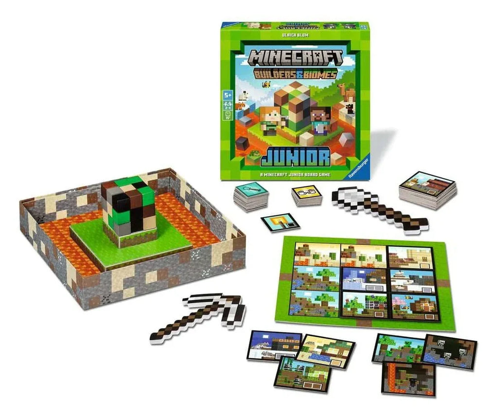 Minecraft Brädspel Builders & Biomes Junior Ravensburger