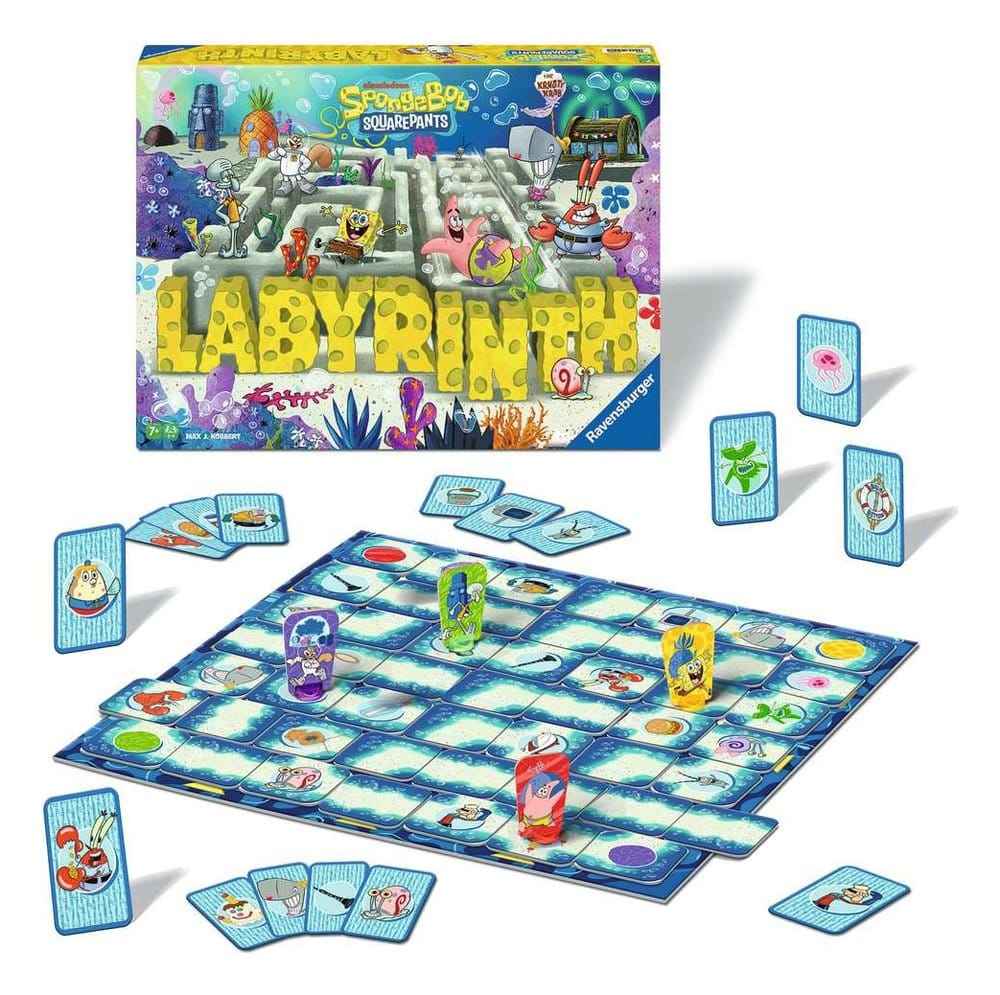 Svampbob Labyrint – Det klassiska skjutspelsspelet med Svampbob-karaktärer för 2-4 spelare från 7 år