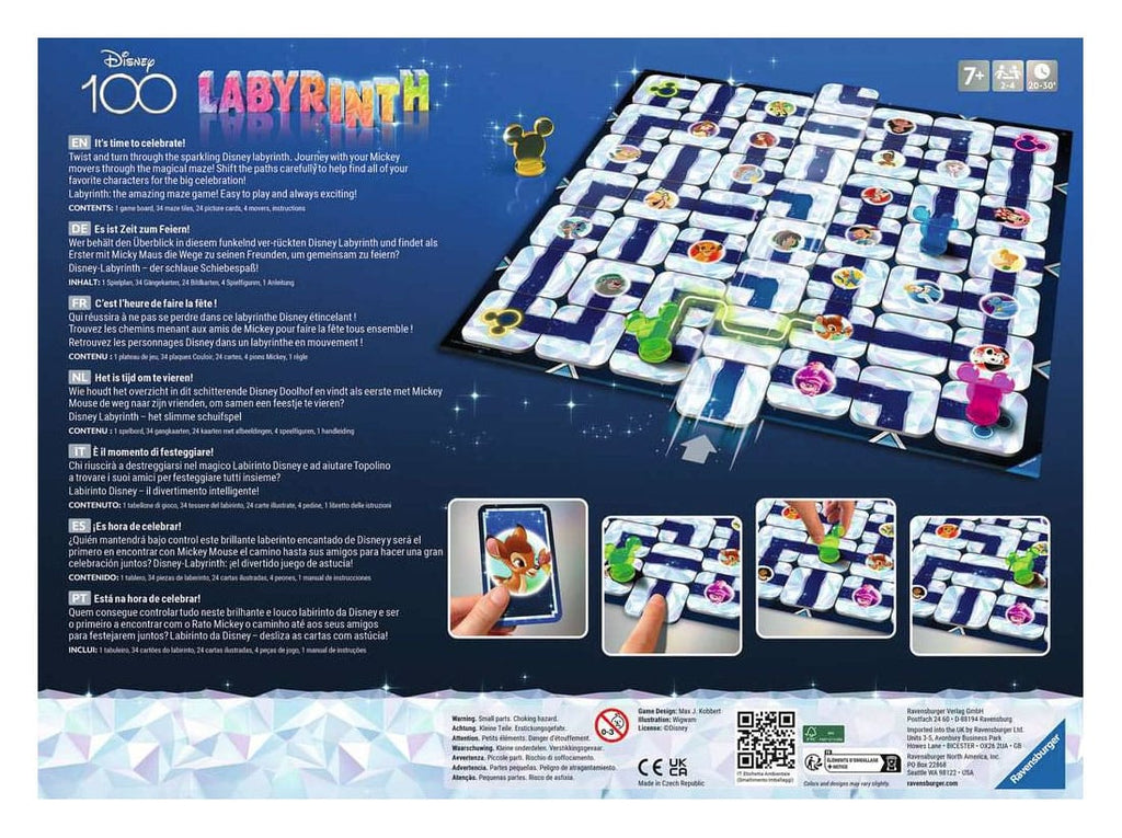 Disney Labyrinth Brädspel 100-årsjubileum Ravensburger