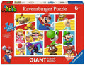 Super Mario Stort Golvpussel Mario och Vänner och Fiender (125 Bitar)