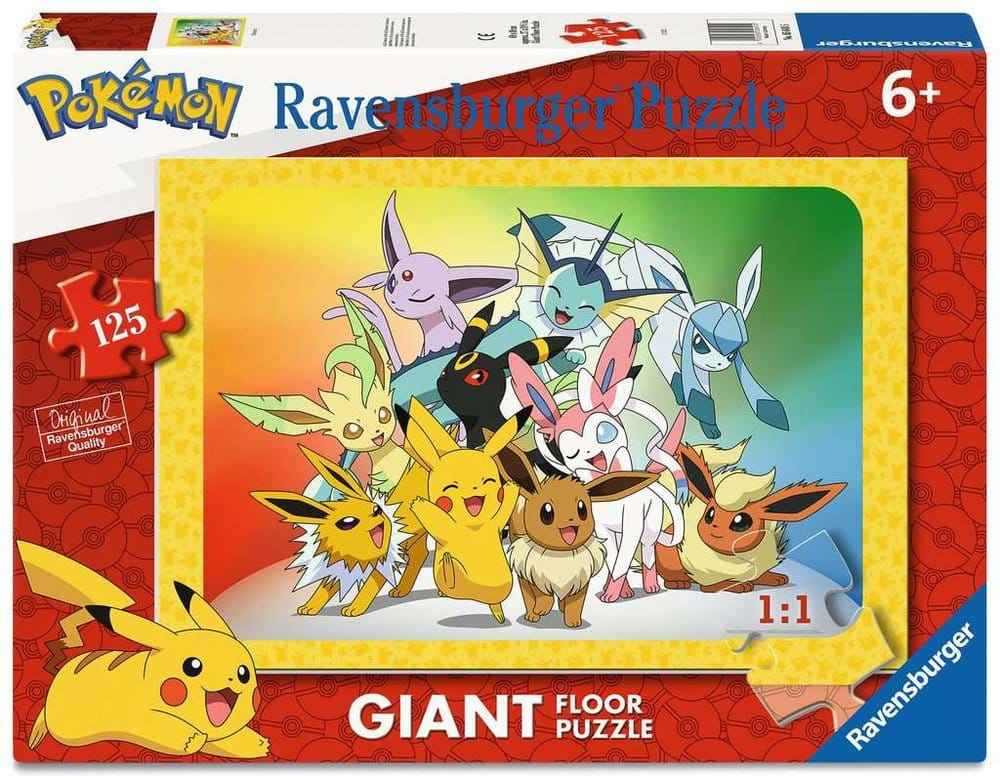Pokémon Gigantiskt Golvpussel (125 Bitar)