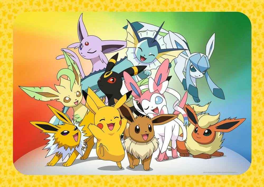 Pokémon Gigantiskt Golvpussel (125 Bitar)