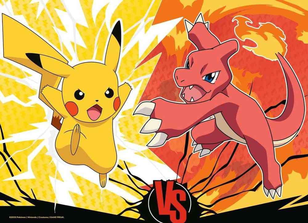 Pokémon Pussel 4-Pack Pokémon Vänner (4x100 Bitar)