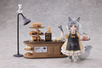 Dekorerat Livs Samling PVC Figur Te Tid Katter - Katt Stad Bageri Personal & Kund Set 12 cm Ribose