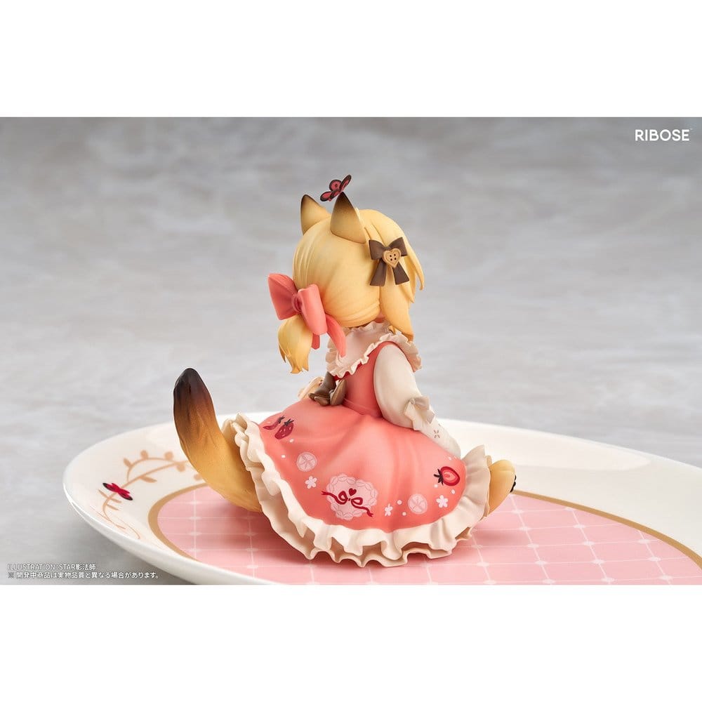 Original Character DLC Series PVC Figure Tea Time Cats Orange Cat 10 cm