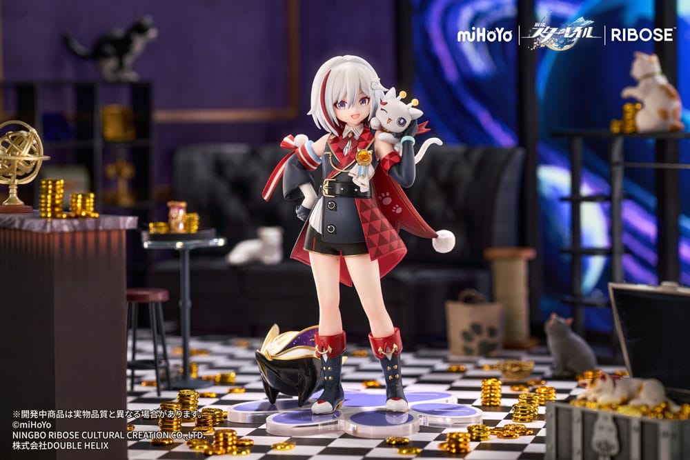 Honkai: Star Rail Rise Up Chibineko Serie PVC Figur Topaz & Numby Ver. 18 cm Ribose