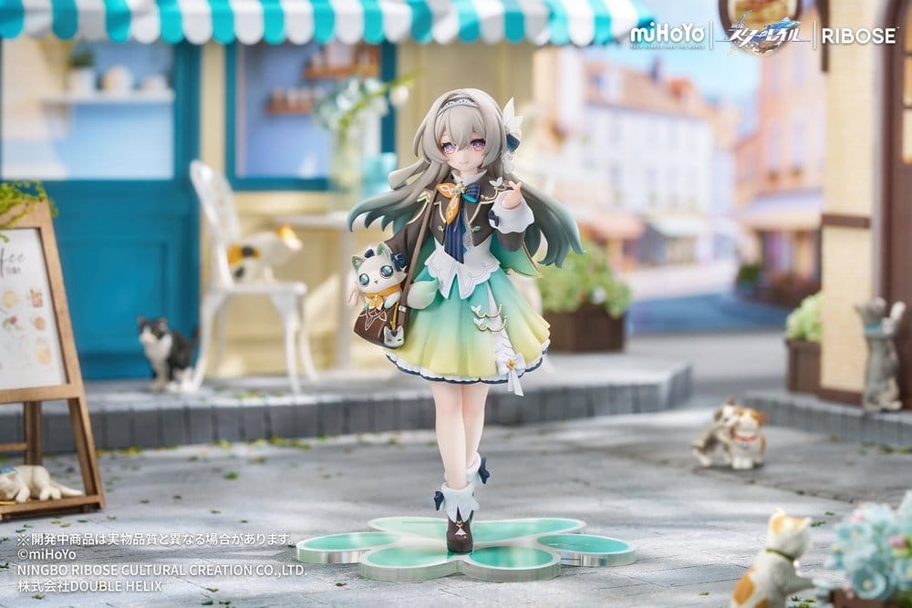 Honkai: Star Rail Rise Up+ Chibi Cat-serien Minifigur Eldsfluga-version, 18 cm