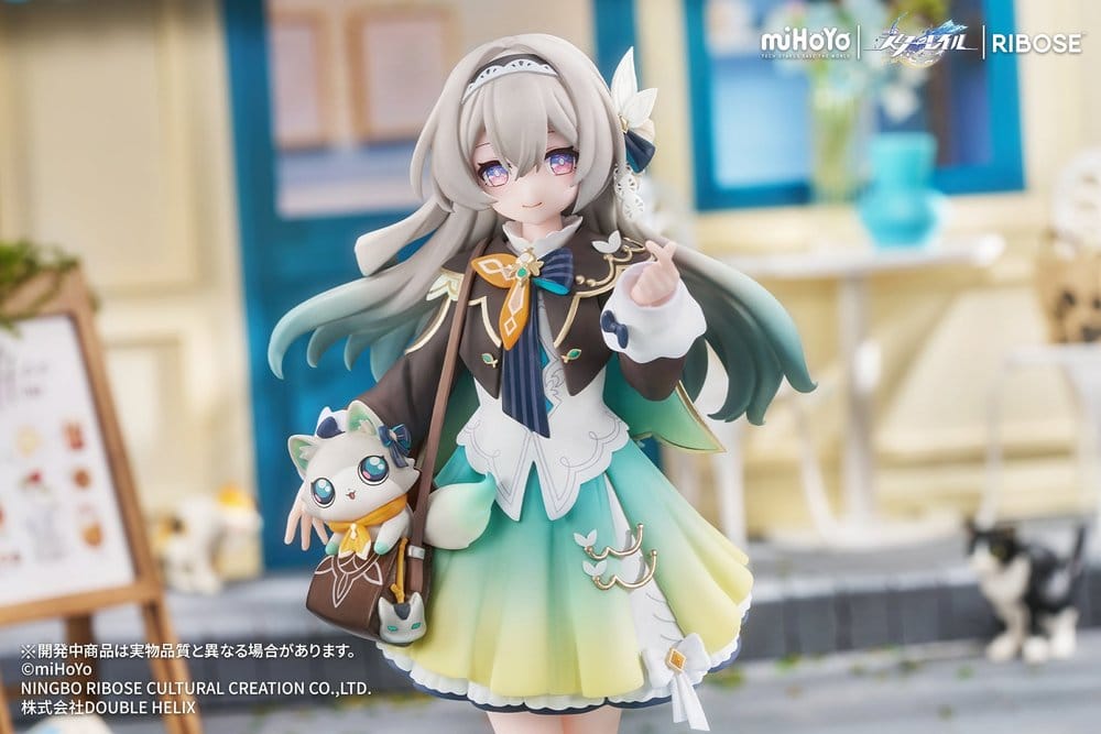 Honkai: Star Rail Rise Up+ Chibi Cat-serien Minifigur Eldsfluga-version, 18 cm