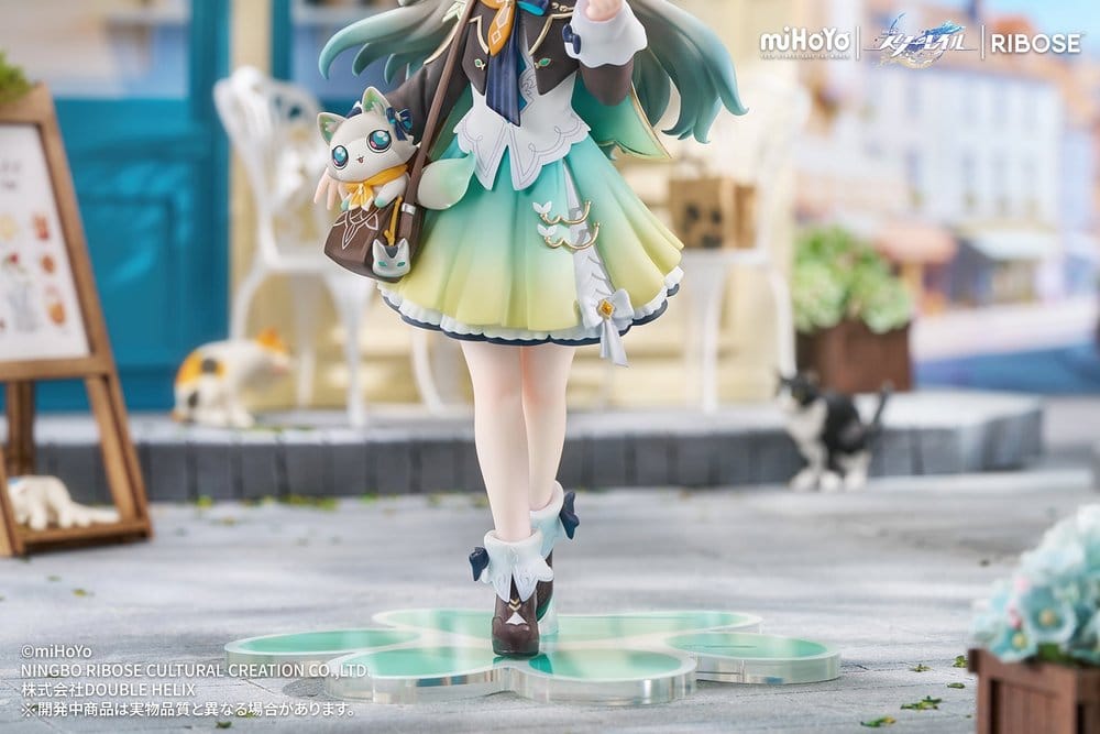 Honkai: Star Rail Rise Up+ Chibi Cat-serien Minifigur Eldsfluga-version, 18 cm