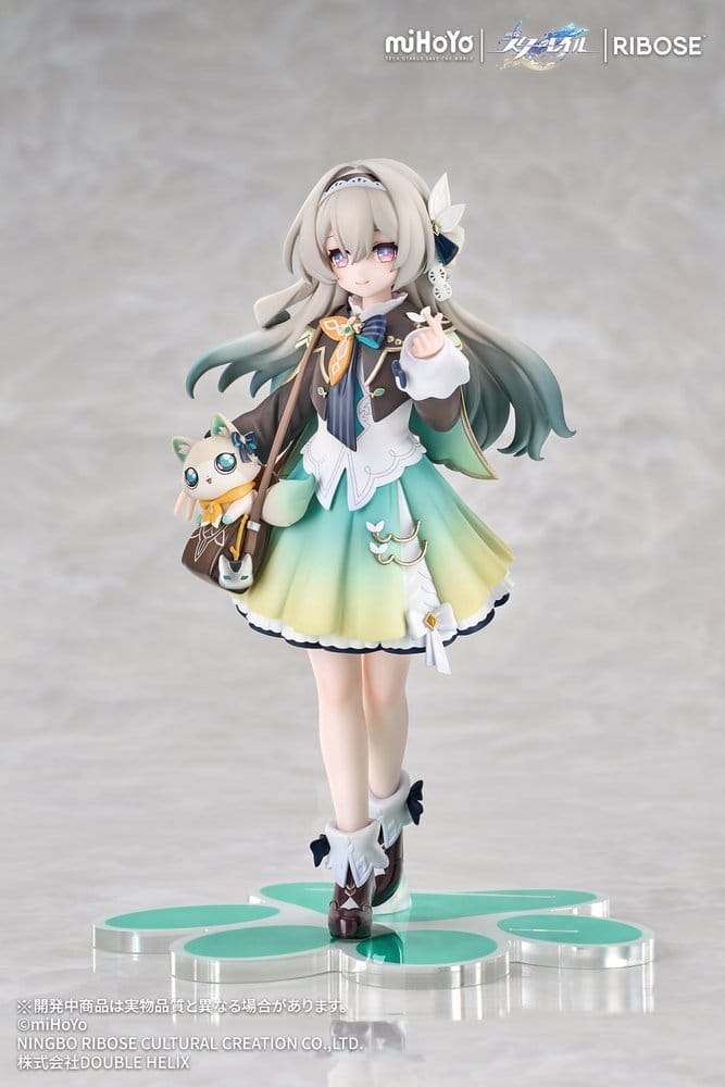 Honkai: Star Rail Rise Up+ Chibi Cat-serien Minifigur Eldsfluga-version, 18 cm