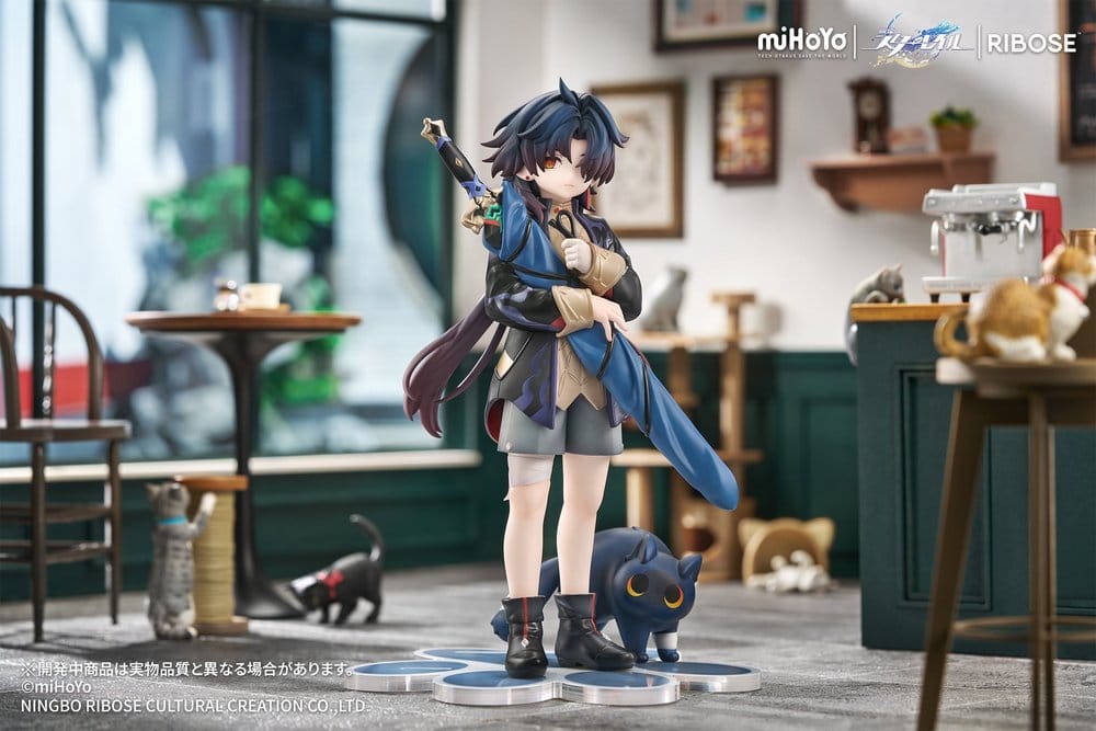 Honkai: Star Rail Rise Up+ Chibi Cat Series chibi-figur Blade Ver. 19 cm