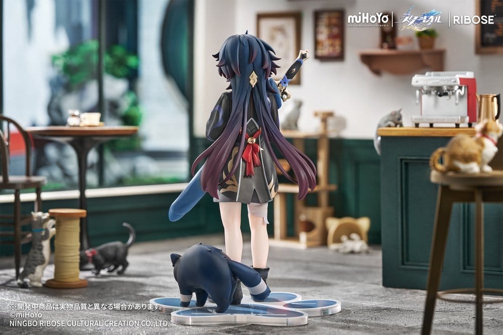 Honkai: Star Rail Rise Up+ Chibi Cat Series chibi-figur Blade Ver. 19 cm