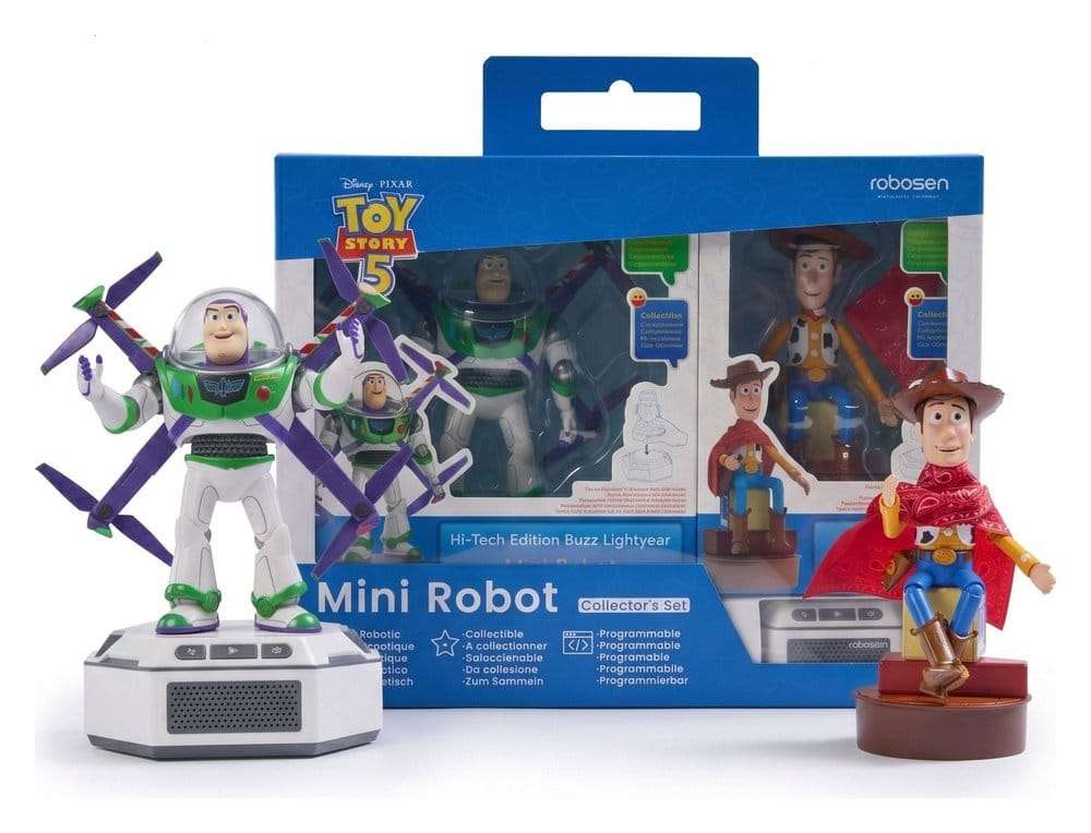 Disney interaktivt robotset Toy Story 5 - Buzz Lightyear & Woody (Hi-Tech Edition) *Engelsk version*