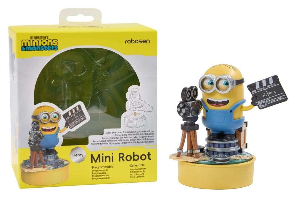 Minions & Monsters Interactive Mini Robot Henry 9 cm English Version