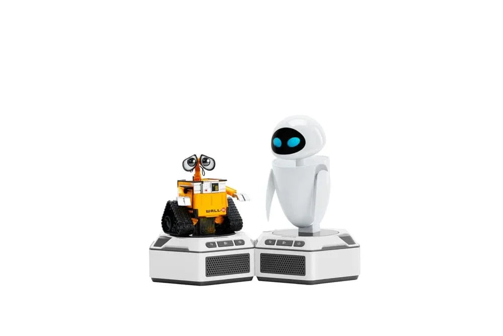 Wall-E Interaktiva Mini Robotar 2-Pack: Wall-E & Eve - Engelsk Version Robosen