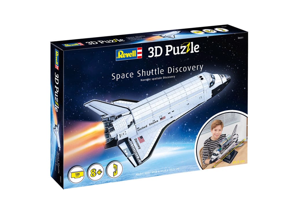NASA 3D Puzzle - Space Shuttle Discovery 49 cm Revell
