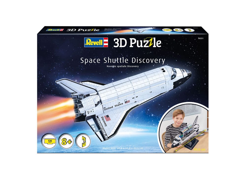 NASA 3D Puzzle - Space Shuttle Discovery 49 cm Revell