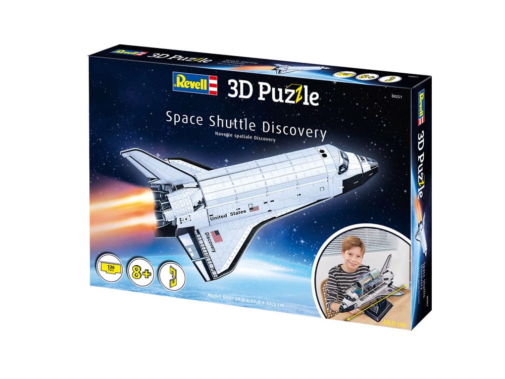 NASA 3D Puzzle - Space Shuttle Discovery 49 cm Revell