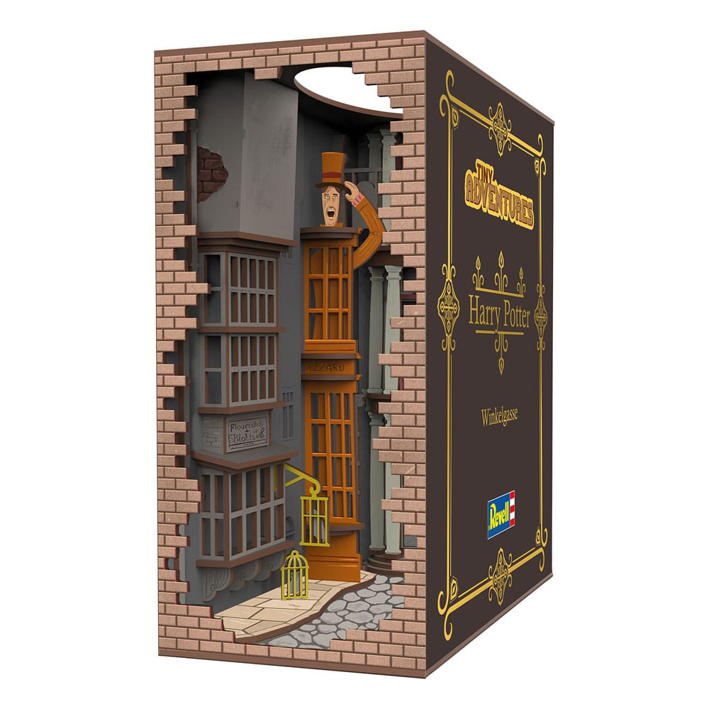 Harry Potter Tiny Adventures Bok Nook Mini Diorama Diagon Alley 23 cm Revell